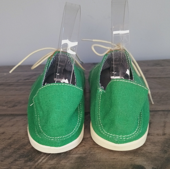 OluKai Heleuma Canvas Loafers with Step On Heels NWOT/B - Picture 4 of 5